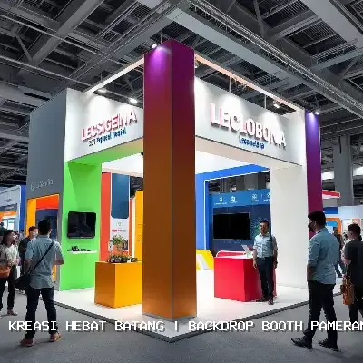 Backdrop Booth Pameran Batang