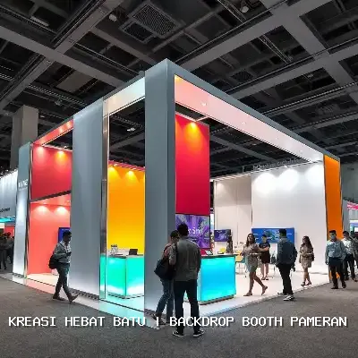 Backdrop Booth Pameran Batu: Solusi Desain Eksklusif untuk Pameran Anda