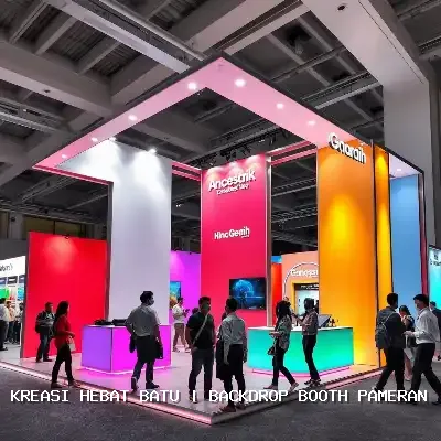 Backdrop Booth Pameran Batu: Solusi Desain Eksklusif untuk Pameran Anda