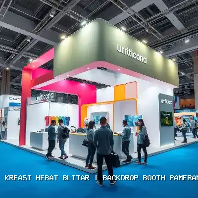Backdrop Booth Pameran Blitar