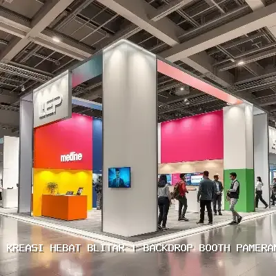 Backdrop Booth Pameran Blitar