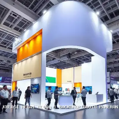 Backdrop Booth Pameran Blora