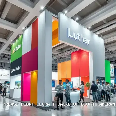 Backdrop Booth Pameran Blora