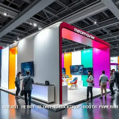 Backdrop Booth Pameran Blora