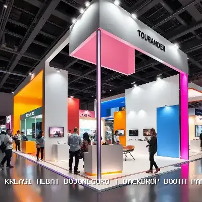 backdrop booth pameran Bojonegoro