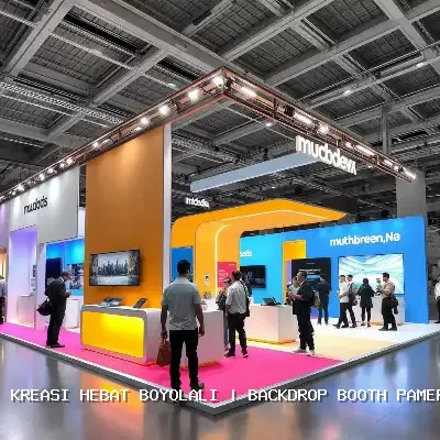 Backdrop Booth Pameran Boyolali – Desain Eksklusif dan Finishing Rapi