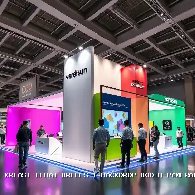 Backdrop Booth Pameran Brebes