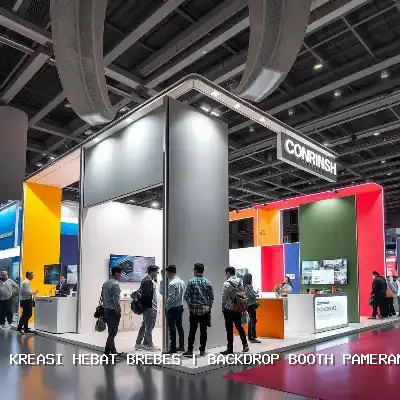 Backdrop Booth Pameran Brebes