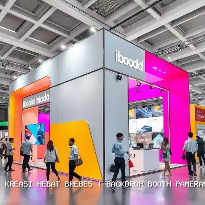 Backdrop Booth Pameran Brebes
