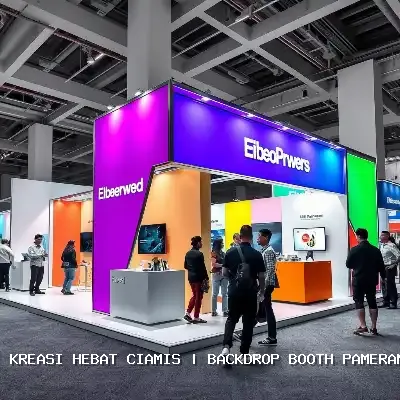 backdrop booth pameran Ciamis