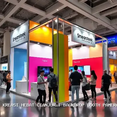 Backdrop Booth Pameran Cianjur untuk Branding Efektif