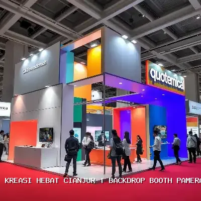 Backdrop Booth Pameran Cianjur untuk Branding Efektif