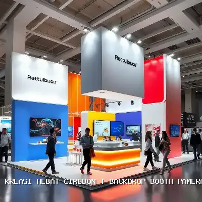 backdrop booth pameran Cirebon