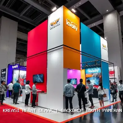 Backdrop Booth Pameran Demak