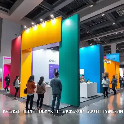 Backdrop Booth Pameran Demak
