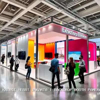 Backdrop Booth Pameran Jakarta
