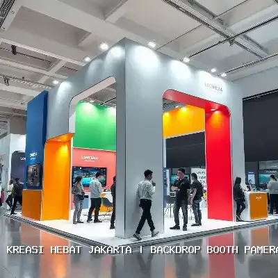 Backdrop Booth Pameran Jakarta