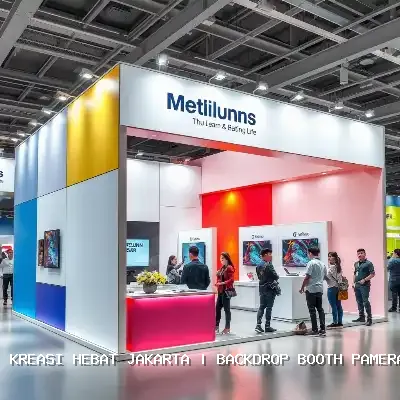 Backdrop Booth Pameran Jakarta