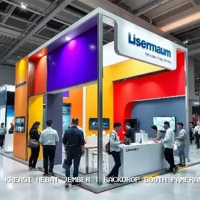 Backdrop Booth Pameran Jember: Solusi Desain Booth Profesional