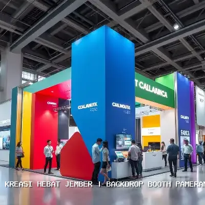 Backdrop Booth Pameran Jember: Solusi Desain Booth Profesional