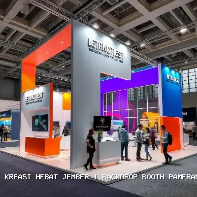Backdrop Booth Pameran Jember: Solusi Desain Booth Profesional