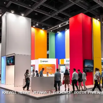 Backdrop Booth Pameran Jepara – Desain Eksklusif dan Kualitas Terjamin
