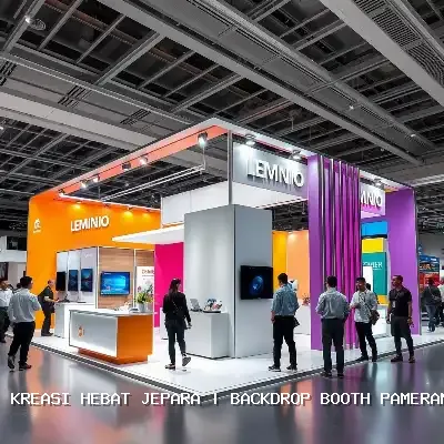 Backdrop Booth Pameran Jepara – Desain Eksklusif dan Kualitas Terjamin