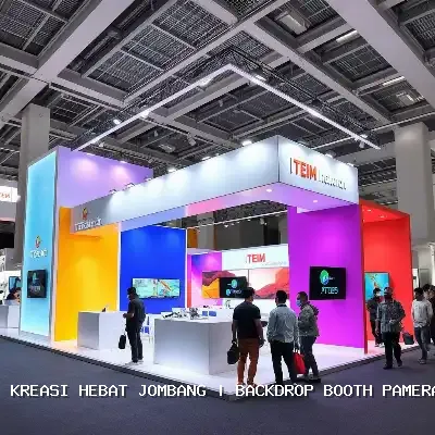 backdrop booth pameran Jombang