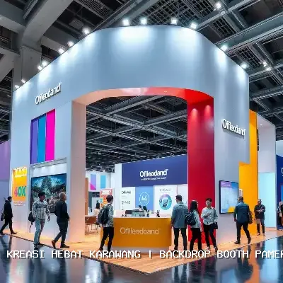 Backdrop Booth Pameran Karawang: Solusi Desain Booth Eksklusif