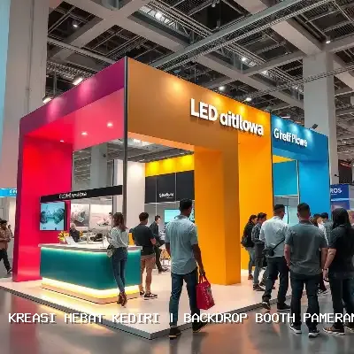 Backdrop Booth Pameran Kediri