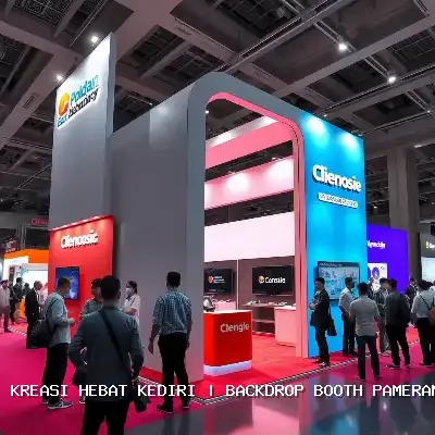Backdrop Booth Pameran Kediri