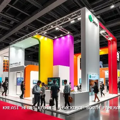 Backdrop Booth Pameran Kediri