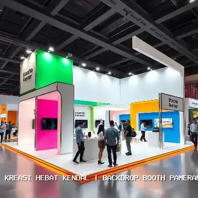 Backdrop Booth Pameran Kendal