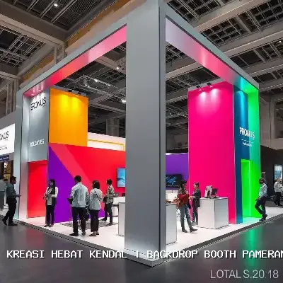 Backdrop Booth Pameran Kendal