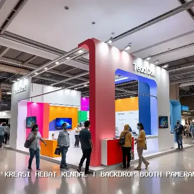 Backdrop Booth Pameran Kendal