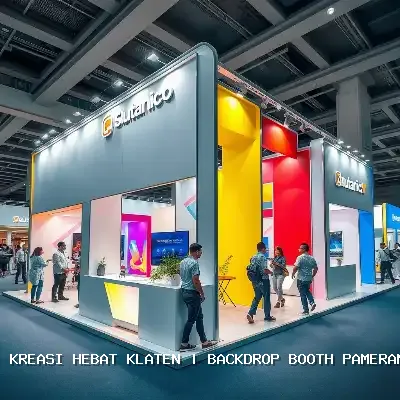 Backdrop Booth Pameran Klaten – Kreasi Hebat