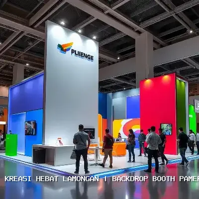 Backdrop Booth Pameran Lamongan