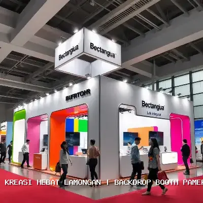 Backdrop Booth Pameran Lamongan