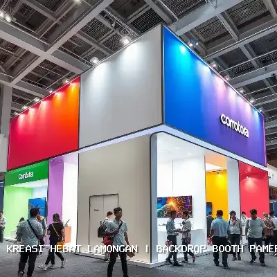Backdrop Booth Pameran Lamongan