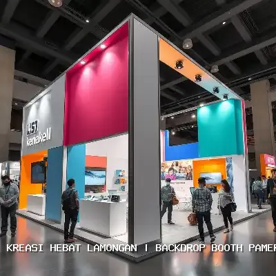 Backdrop Booth Pameran Lamongan