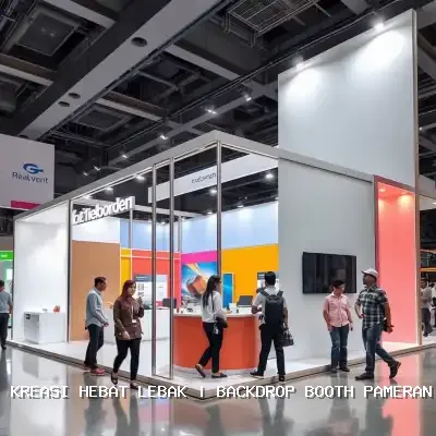 backdrop booth pameran Lebak