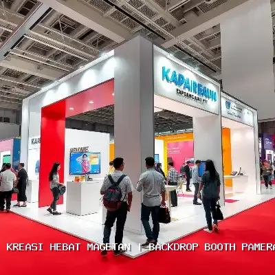 backdrop booth pameran Magetan