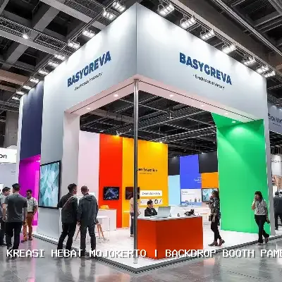 Backdrop Booth Pameran Mojokerto – Kreasi Hebat