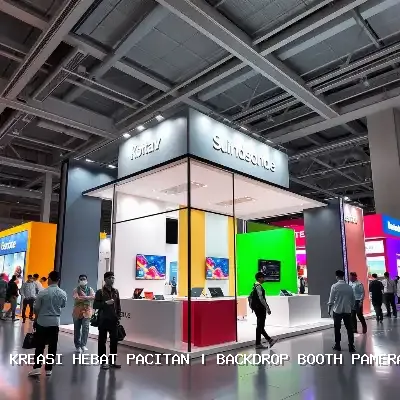 backdrop booth pameran Pacitan