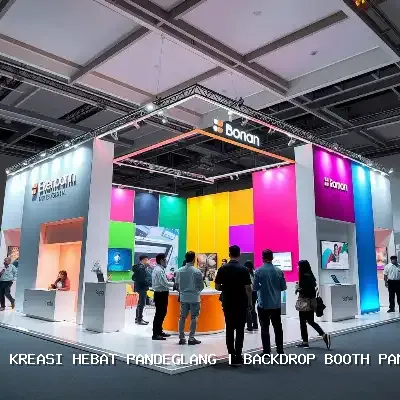 Backdrop Booth Pameran Pandeglang