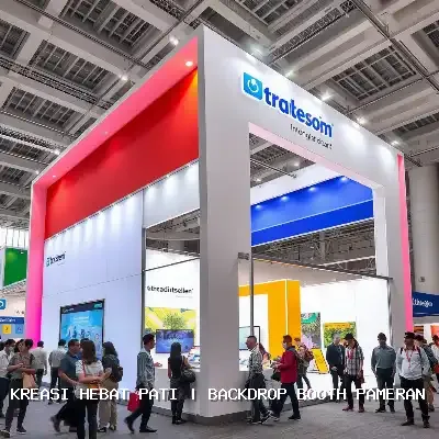 Backdrop Booth Pameran Pati – Desain Eksklusif dan Finishing Rapi