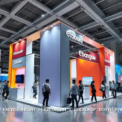 backdrop booth pameran Pekalongan