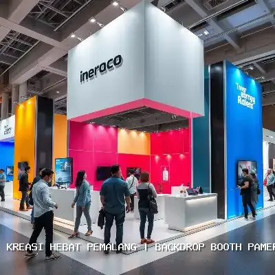 backdrop booth pameran Pemalang