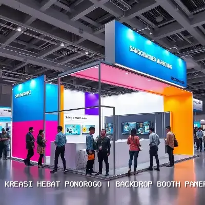 Portfolio Backdrop Booth Pameran Ponorogo: Solusi Kontraktor Pameran Terpercaya