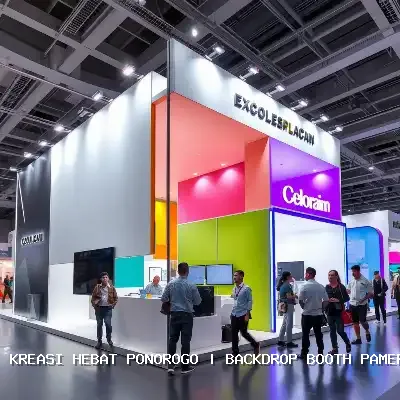 Portfolio Backdrop Booth Pameran Ponorogo: Solusi Kontraktor Pameran Terpercaya